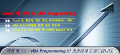 Excel 매크로 & VBA 프로그램 개발