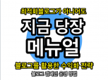 [실전전략] 2주만에 완성 - 블로그를 활용한 수익화모델 전략 메뉴얼