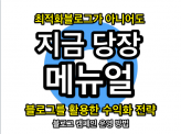 [실전전략] 2주만에 완성 - 블로그를 활용한 수익화모델 전략 메뉴얼