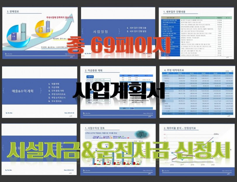 시설/운전 자금 신청 시 사업계획서(내용 편집 후 사용하시면 됩니다.)