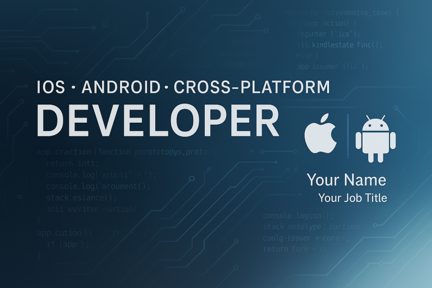 모바일 앱 개발 (Android/IOS), Flutter 기반 개발