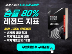 주식/코인 승률80% AI자동지표 무료로 먼저 사용해보고 구매하세요