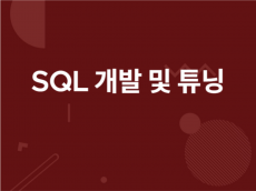 유튜브 SQL 강사가 SQL쿼리 작성 및 튜닝해 드립니다.