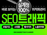 트래픽 실제방문자 사이트최적화 활성화 SEO 관리해 드립니다.