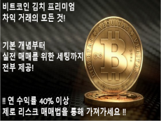 무위험 차익거래 비트코인 김치 프리미엄 매매법 공개