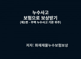 우리집 누수사고 보험으로 보상받기