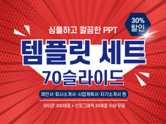 PPT템플릿세트70장 비즈니스관련 깔끔한피피티 사업계획서 제안서 드립니다